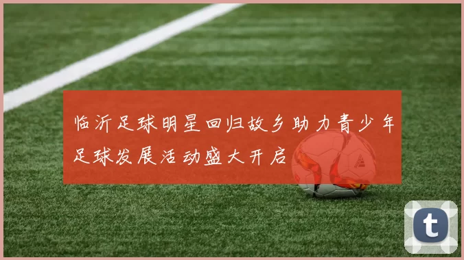 临沂足球明星回归故乡助力青少年足球发展活动盛大开启